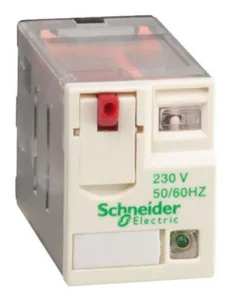 Pistokantarele Schneider Electric Zelio - PISTOKANTARELE ZELIO 230VAC 4C/O 6A LED