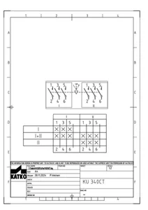 Vaihtokytkin Katko LoadSafe KU 16-40A - VAIHTOKYTKIN KU16-40A 3X25A 400V 11KW CT