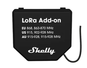 Väyläliityntäyksikkö Shelly LoRa Add-on - VÄYLÄLIITYNTÄYKSIKKÖ SHELLY LORA ADD-ON