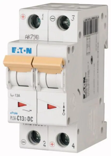 Johdonsuojakatkaisija Eaton Xpole PLS6-C13/2-DC-MW