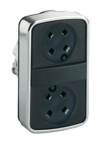 Kaksoispainike Schneider Electric Harmony ZB4BA79 EI P-LEVYJÄ ZB4BA79