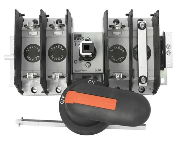 Kytkinvaroke C&S 63A SDF-D21SN 4P SWITCH NEUTRA