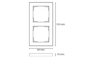 Peitelevy SG Install - PEITELEVY INSTALL 2OS/IP21/84MM VAL