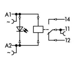 Relemoduuli Wago 1NO/1NC (1 x 16 A) 788-sarja - RELEYKSIKKÖ WAGO 788-506 RELEMODULI 24V DC1 CO