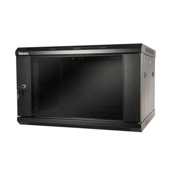 Seinäkaappi Televes Datacom 19" 6+2RU KOKOAMATON