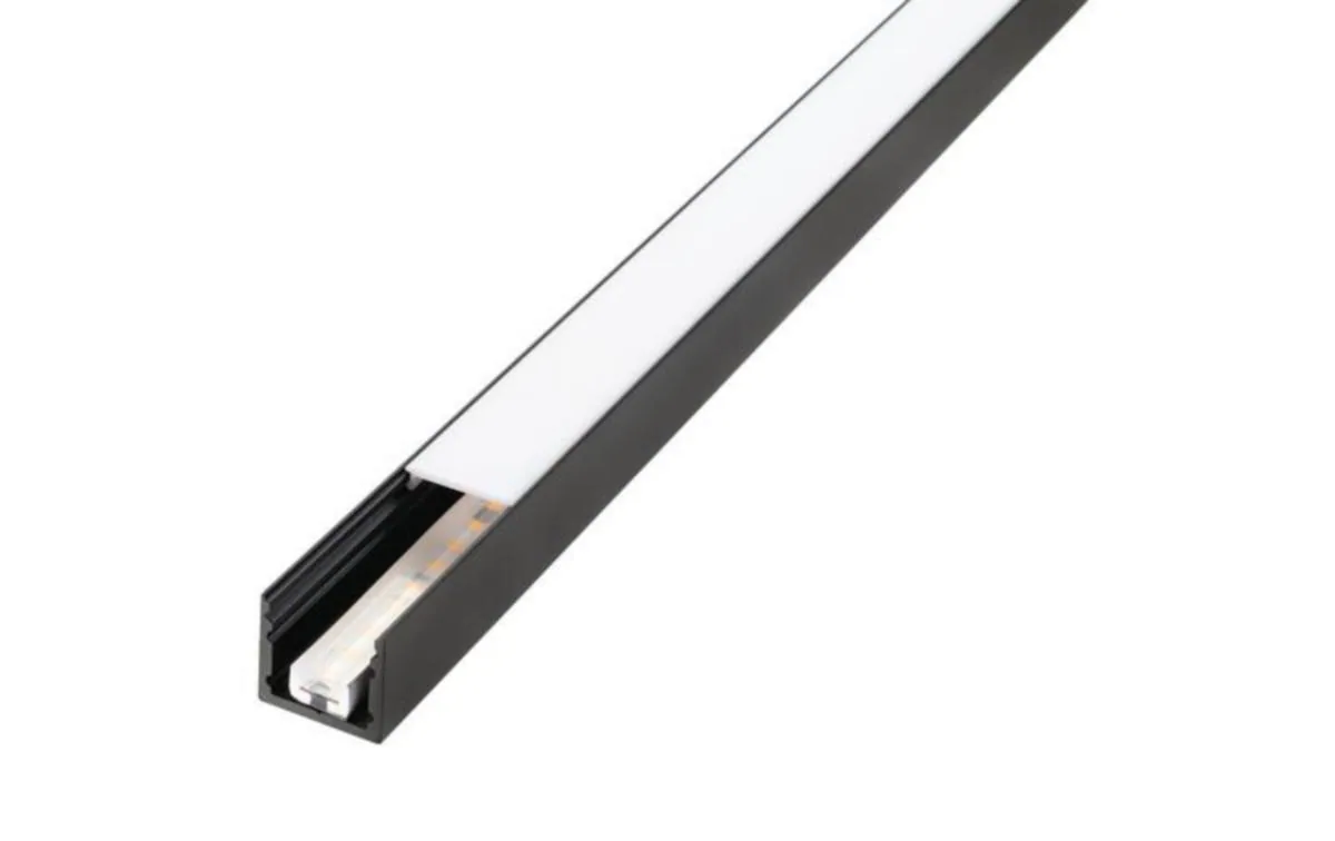 Mekaaninen lisätarvike SG Armaturen Stripline 230V OUT PINTA PROF 1,8m MU – musta