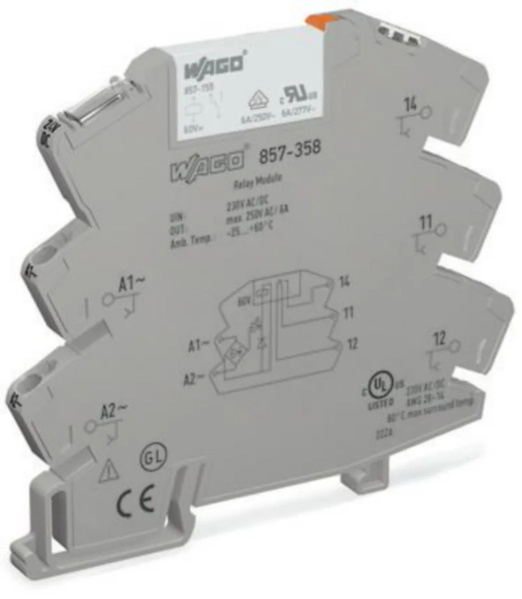 Rele Wago 857-sarja RELEMODUULIT AC/DC 115V