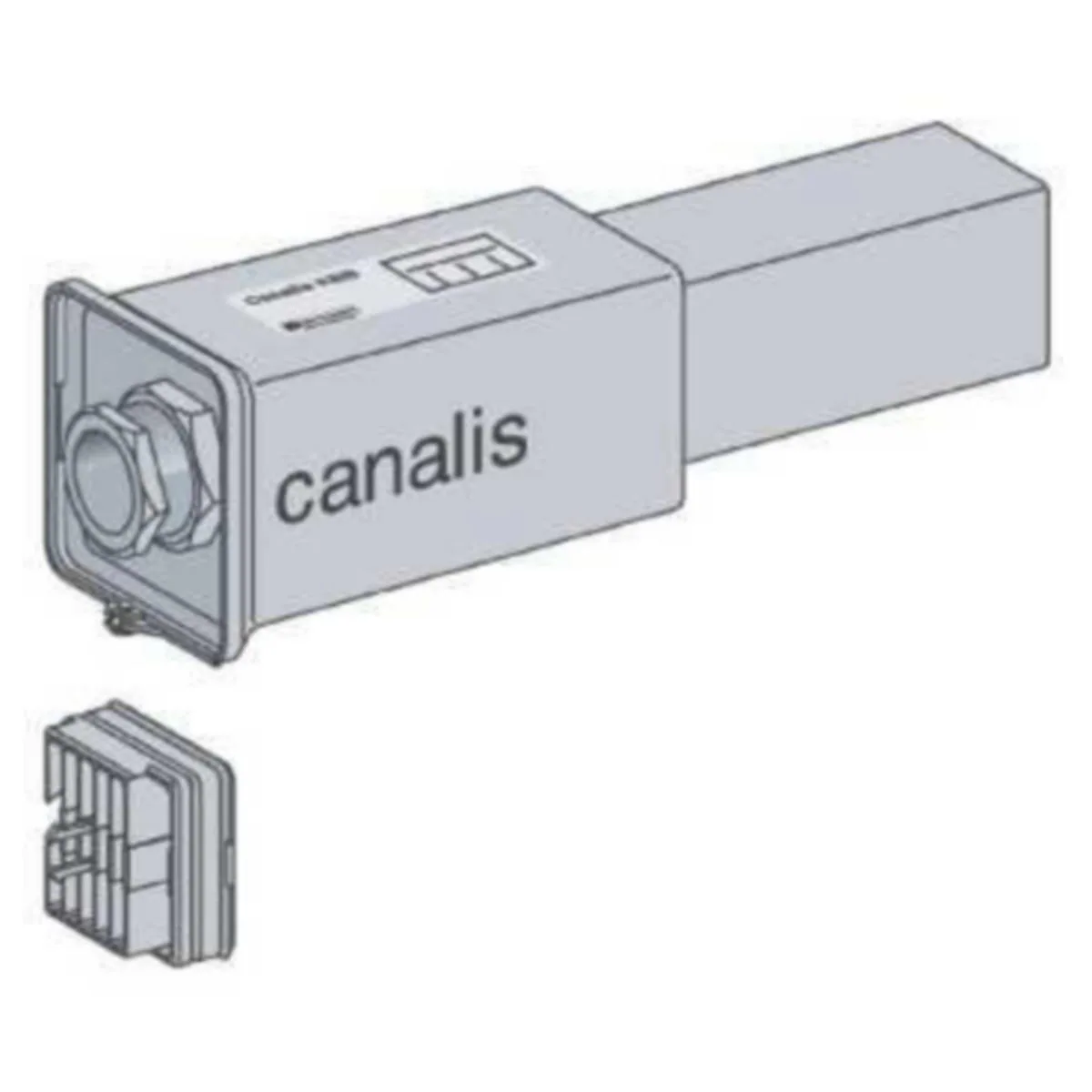 Syöttö ja pääte Schneider Electric Canalis 40A VASEN