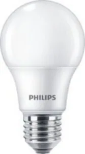 Vakiolamppu Philips 12 kpl pakkaus - VAKIOLAMPPU PHILIPS E27 827 806LM 60=8W A60 12PCS