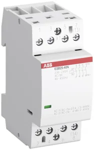 ESB Moduulikontaktorit ABB - MODUULIKONTAKTORI ESB 2S, 2A, 25A, 24VAC/DC