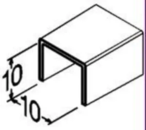 Jatkokappale Hager Tehalit.LF - JATKOKAPPALE TEHALIT.LF LF10010 HF 10X12 10KPL LVA