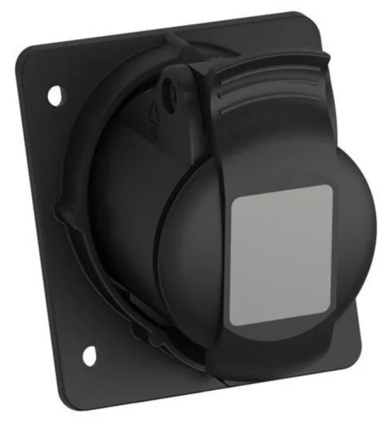 Kojepistorasia Amphenol Easy & Safe Black 6h, 32A, IP44, 3P+E
