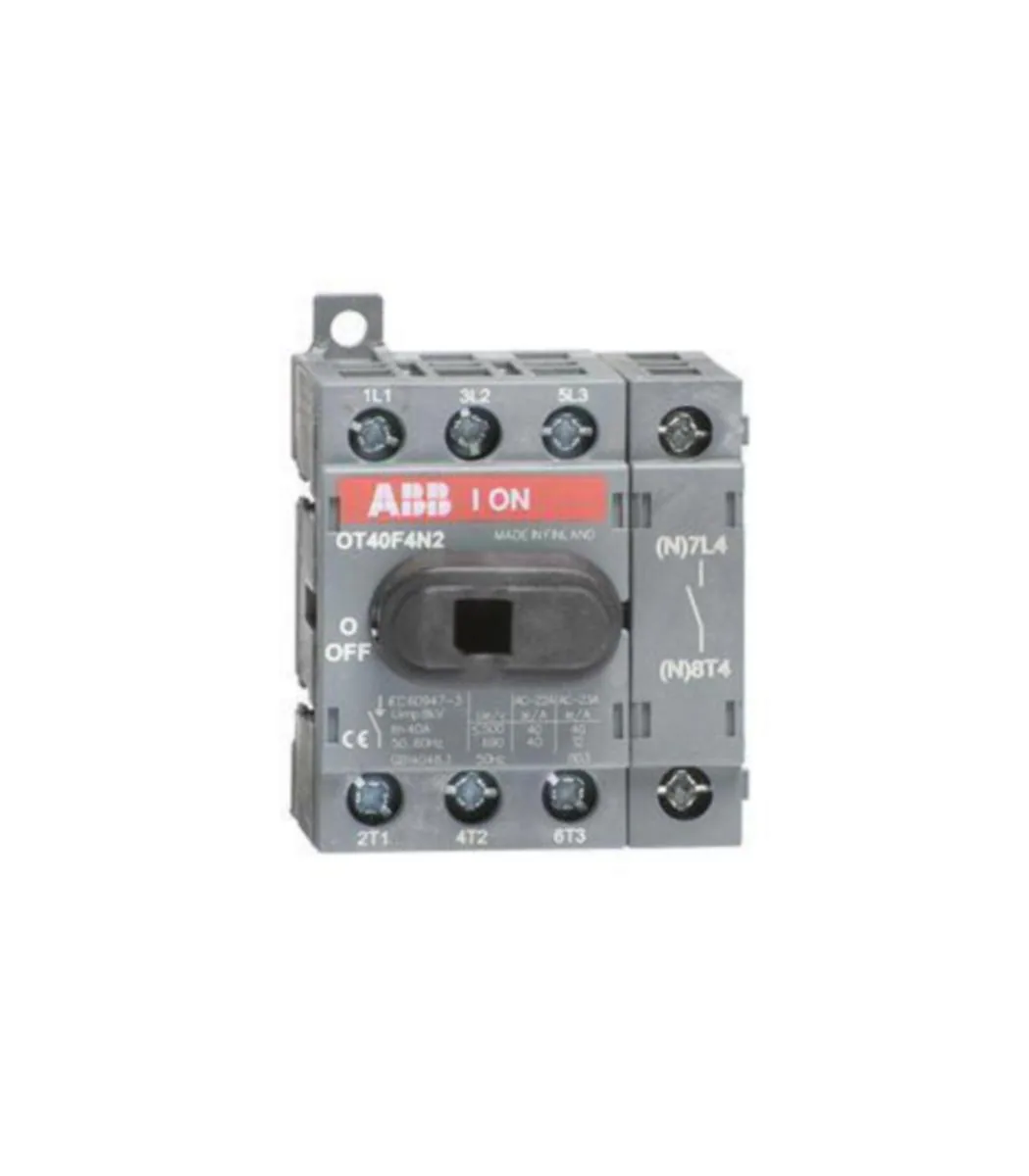 Kuormankytkin vipu ABB 4-napainen OT40F4N2 40A. 4-NAP – musta