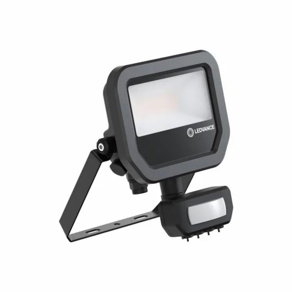 Tunnistinvalonheitin Ledvance Floodlight PFM musta VALONHEITIN SENSOR FL 10 1100LM 830 SYM S ML BK