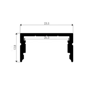 LED-alumiiniprofiili FTLight - VALOPROFIILI/-NAUHA PREMIUM 2000X23,5X13MM, ALUMIINI