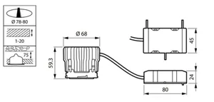 Led-moduuli Philips CoreLine - ALASVALO CORELINE LED-MODUULI 720LM 840 7.2W