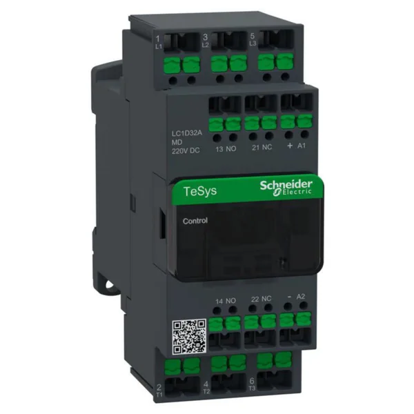Kontaktori TeSys 32A 3P 220V DC SNAP-IN