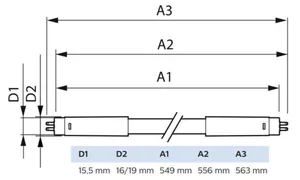 LED-valoputki T5 Philips MASTER LEDtube - LED-VALOPUTKI T5 MASTER LEDTUB T5 600MM 840 1600LM 10.5W HF