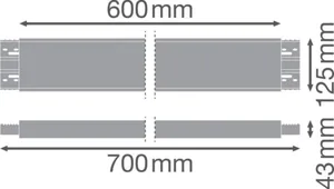 Mekaaninen lisätarvike Ledvance Linear IndiviLED - MEKAANINE LISÄTARVIKE LEDVANCE LN INV INFILL 600 WT