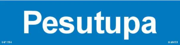 Merkintätarra Malkit Kiinteistö PESUTUPA 200X50