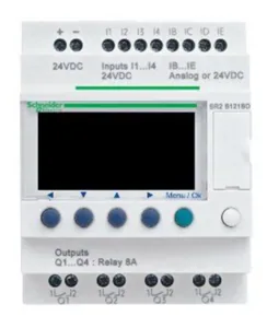 Ohjelmoitava rele Schneider Electric Zelio SR - OHJELMOITAVA RELE ZELIO SR 12 I-O 24 VAC