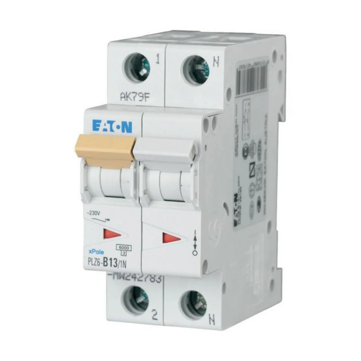 Johdonsuojakatkaisija Eaton Xpole PLZ6-D13/1N-MW