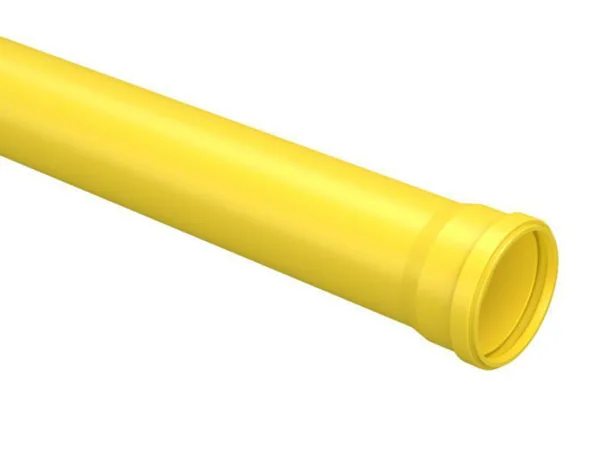 Kaapelinsuojaputki Uponor PVC alitus 140X6,7 6M SN30 KELTAINEN