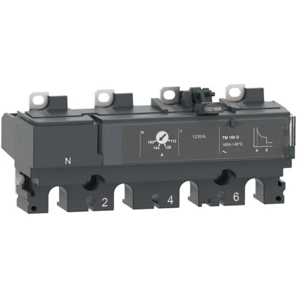 Kompaktikatkaisijan suojarele Schneider Electric ComPactT TM...D 4P TM100D 50A 4P3D NSX100-250
