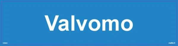 Merkintätarra Malkit Kiinteistö VALVOMO 400X100