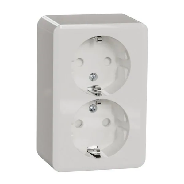 Pistorasia Schneider Electric Exxact 2-osainen pinta IP21 2S/16A/IP21 PPJ 2X VAL