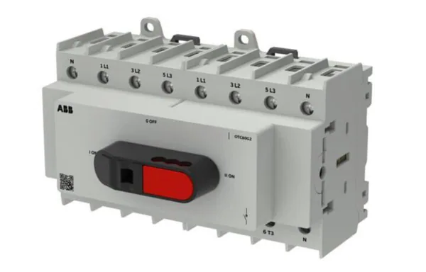 Vaihtokytkin ABB OT Plus 4-napainen 4-NAP. I-O-II 80A 690V AC-22A