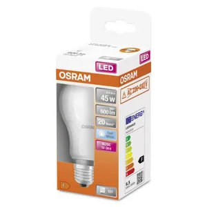 Vakiolamppu Osram Parathom+ - VAKIOLAMPPU OSRAM CLA 7W/840 600LM E27 12-36VDC