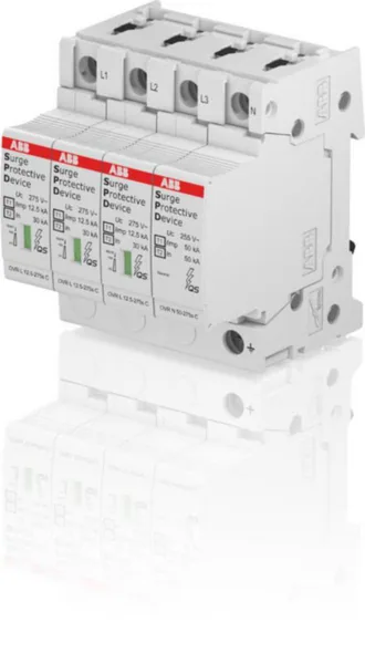 Ylijännitesuoja kiinteistö ABB OVR T1-T2 3P+N S P QS