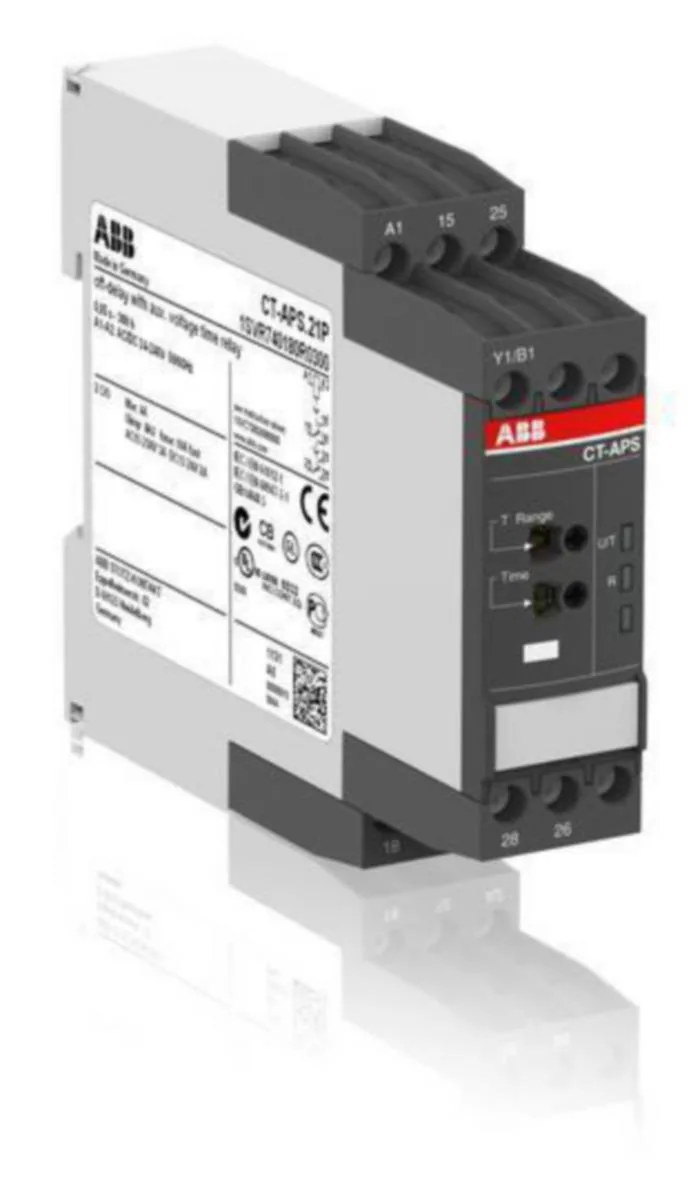 Aikarele päästöhidastettu ABB CT pikajousiliitäntä CT-APS.21P