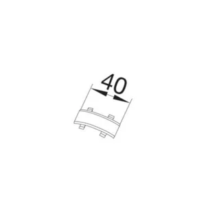 Jatkokappale Hager Tehalit.EK - JATKOKAPPALE TEHALIT.SL EK40040 HF EK40X40 LVA