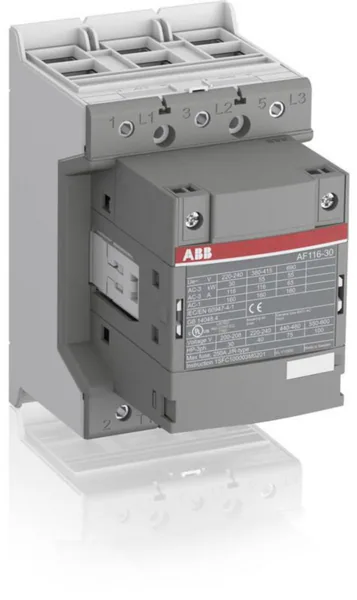 Kontaktori ABB 3-NAP. 55KW, 0S,0A 116A(AC-3