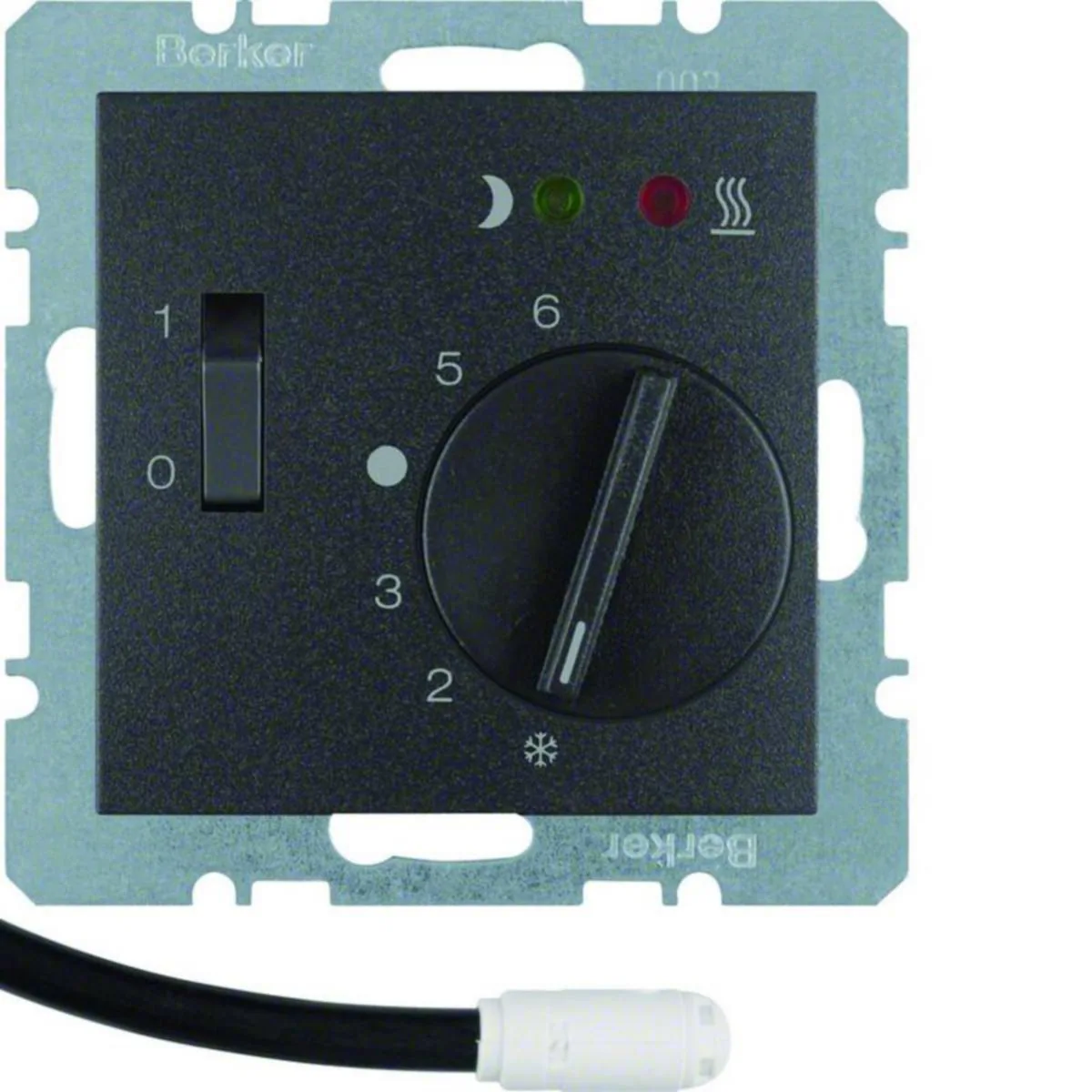 Lattiatermostaatti Hager S.1 5/30 1S 10A KYTK/MV ANT – antrasiitti