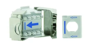 Liitin-CAT6a Gigamedia - LIITIN-CAT6A GIGAMEDIA STP KEYSTONE TYÖKALUTON