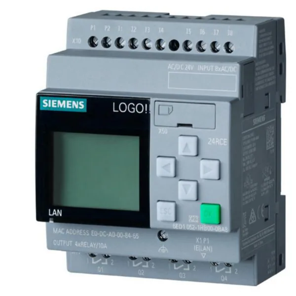 Ohjelmoitava rele Siemens LOGO! 24RCE 8 , V8.4