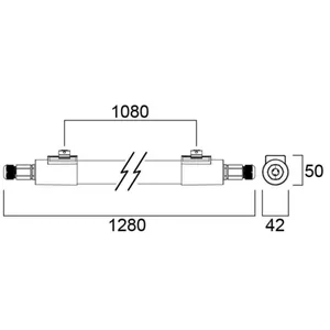 Pinta-asennusvalaisin Sylvania Start Eco Batten - PINTA-AS VAL START ECO BATTEN 0045748 1200 18W2600LM 4K IP65