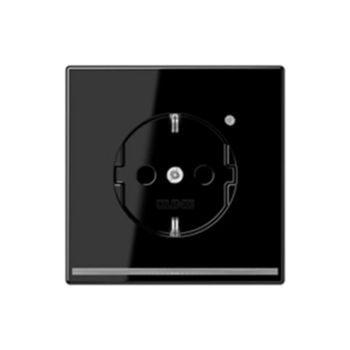 Pistorasia Ensto Intro erikoispistorasiat 1S/16A/IP21 UKJ LED-YÖVALO MU – musta