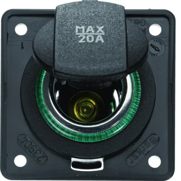 Pistorasia Hager Integro Flow 1AP/20A/12V KANNELLA UKJ ANT
