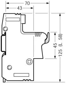 Putkisulakealusta Hager - PUTKISULAKEALUSTATARVIKE HAGER LS702 2N L58 PUTKISUL.