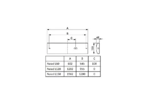 Tunnistinvalaisin Exaktor Naiad 25G3 - TUNNISTINVALAISIN NAIAD 25G3 NAIAD L120 4300LM 840 O RS
