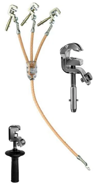 Työmaadoitusväline Horstmann sähköasemille TYÖMAADOITUSLAITE 3-V 120/50mm2 24kA/1s