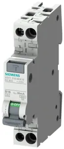 Vikavirtajohdonsuojakatkaisija Siemens Sentron - VIKAVIRTAJ.SUOJAKATK SENTRON 5SV1316-7KK02