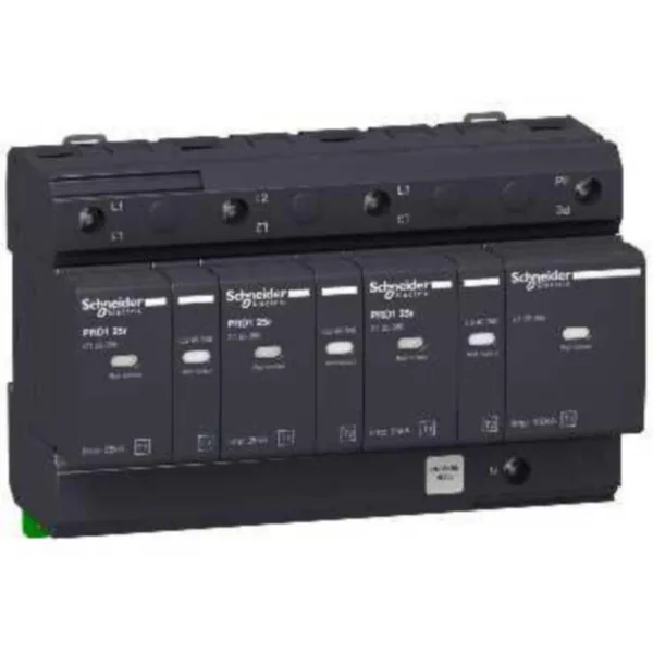 Ylijännitesuoja kiinteistö Schneider Electric Acti 9 PRD1 25R 3P+N HÄL TYYPPI 1+2