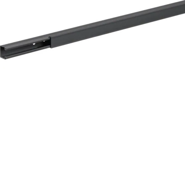 Asennuskanava Hager Tehalit.LF musta LF15015 PVC 15x15x2000 MUS