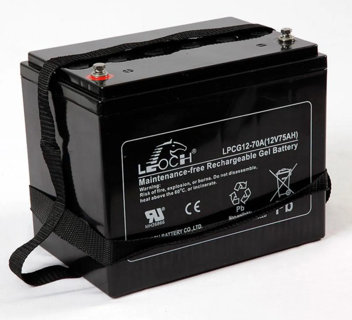 Geeliakut sähköpyörätuoleihin/mopoihin Leoch LPCG12-70A GEELIAKKU T6+