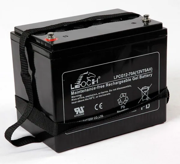 Geeliakut sähköpyörätuoleihin/mopoihin Leoch LPCG12-70A GEELIAKKU T6+